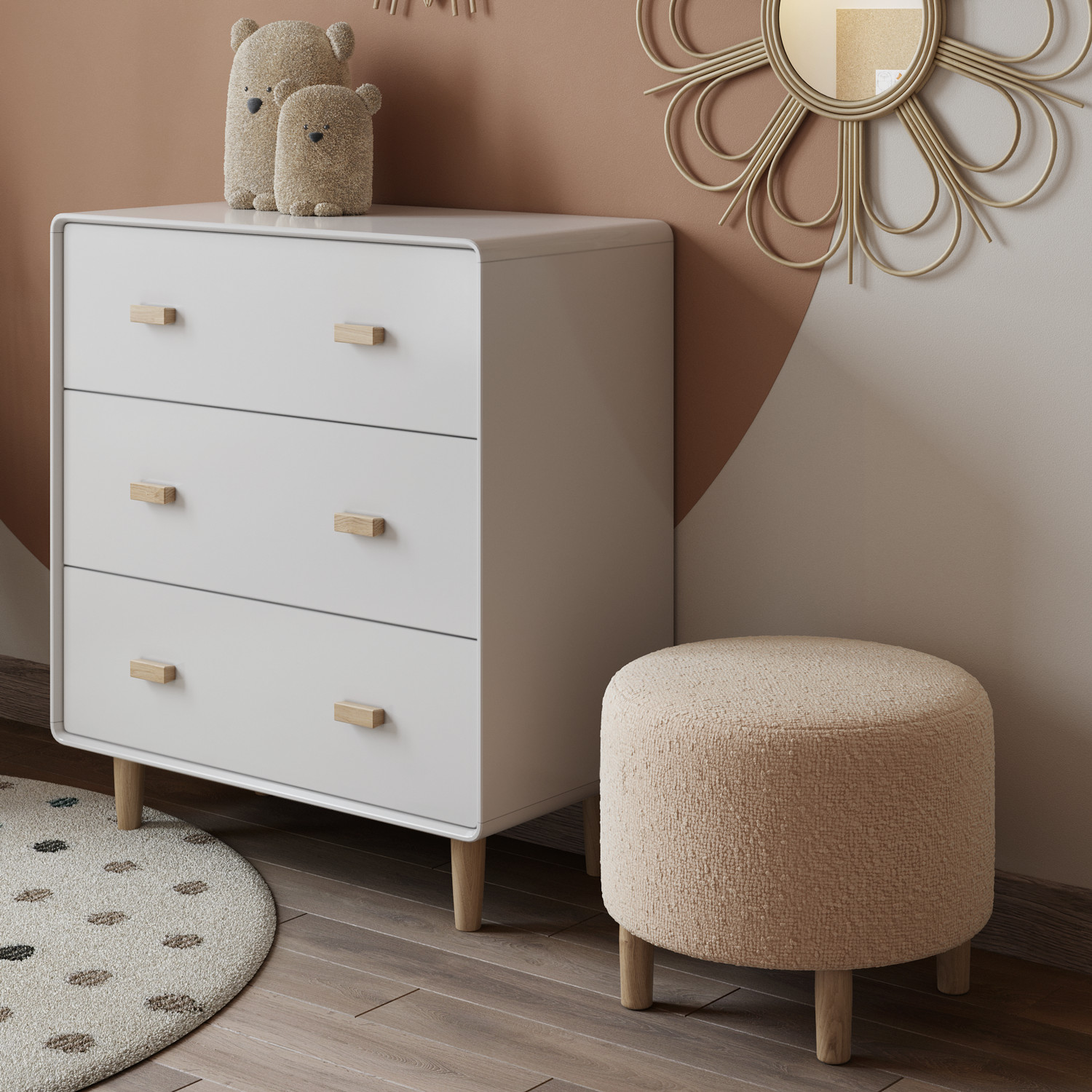 визуализация трехкомнатной квартиры ЖК Варшавская Life