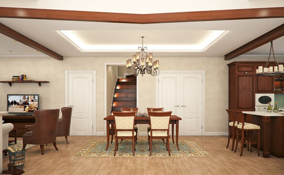 Дизайн проект дома 170 м2 (С элементами шале)