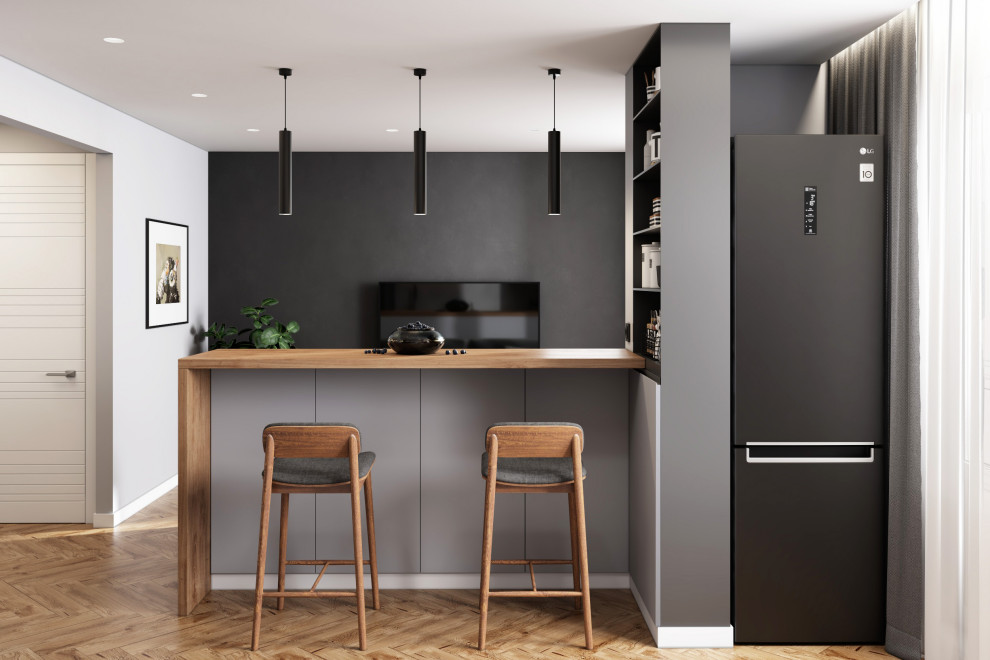 Минималистичная современная гостиная