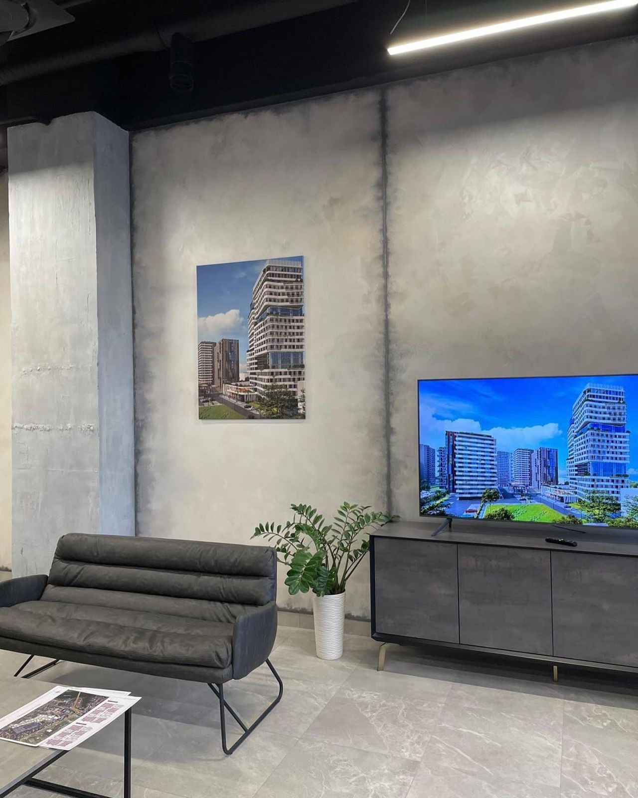 Loft-шик в офисе: декоративная штукатурка ArtBeton