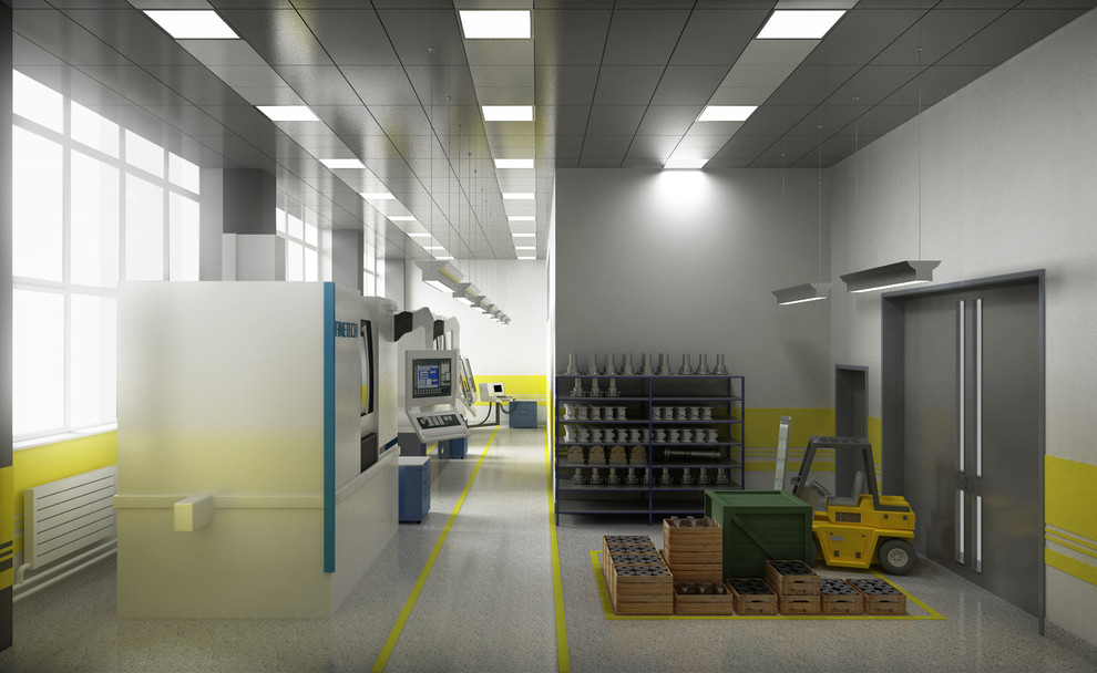 Обложка проекта: Промышленный дизайн цехов и лаборатории в НИМИ имени В. В. Бахирева