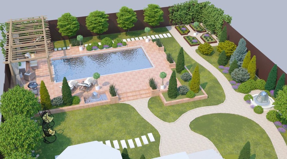 «Сад в средиземноморском стиле»