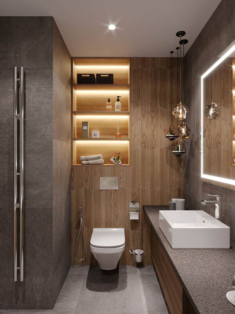 Дизайн интерьера квартиры в современном стиле в ЖК «Царская столица», 107 кв.м.