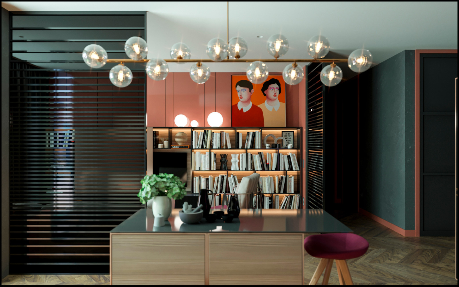 Искусство в интерьере квартиры в ЖК "ЗИЛАРТ"