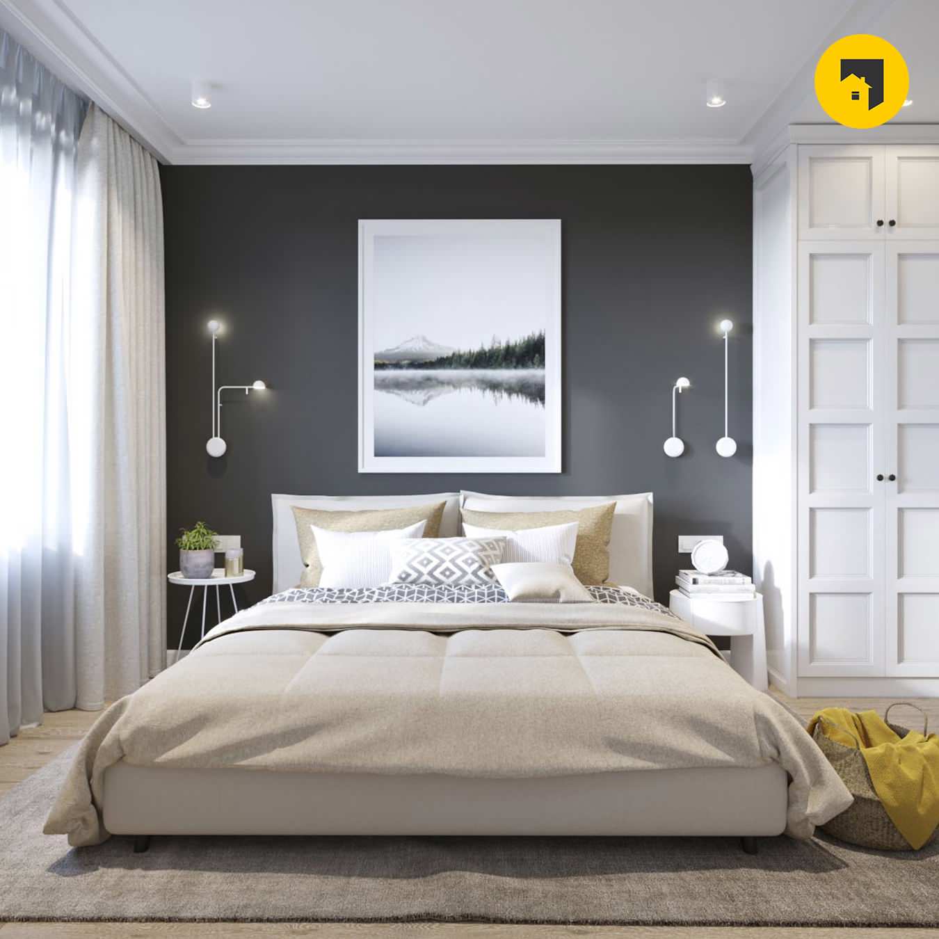 Обложка проекта: Дизайн-проект евродвушки в Рыбацком