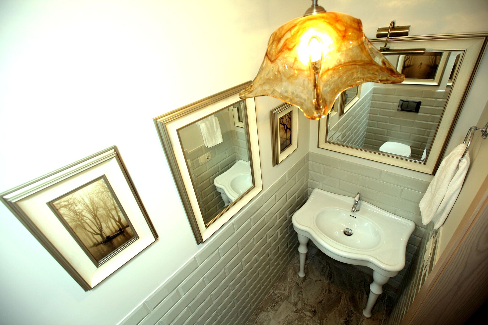 Интерьер загородного дома, гостевой этаж