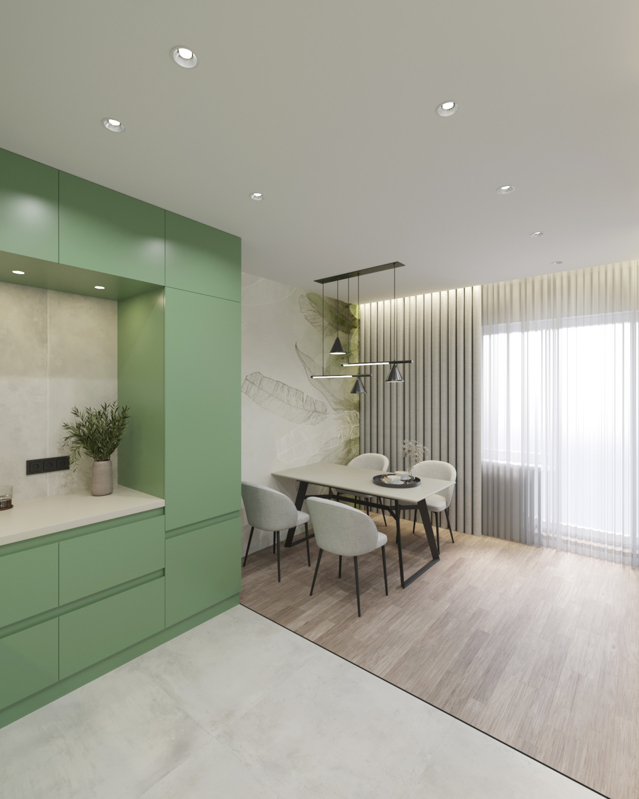 Кухня-столовая в г. Абакан