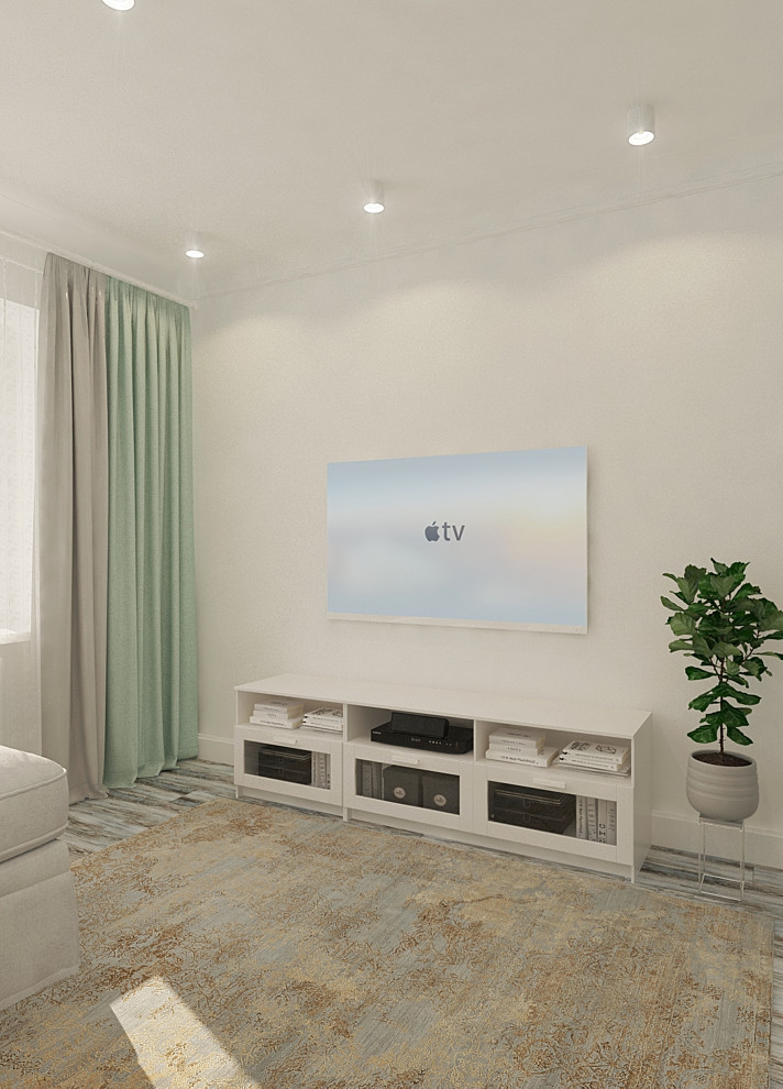 Дизайн-проект однокомнатной квартиры г. Тверь ул. А. Невского