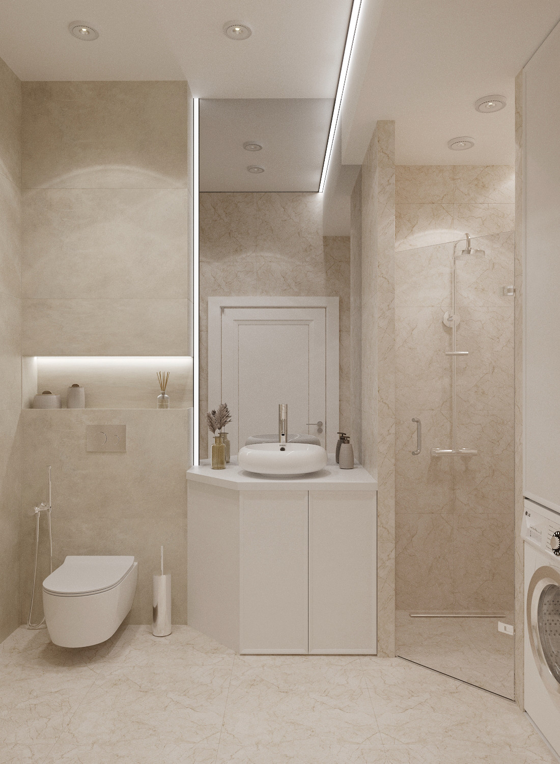 Дизайн-проект двухкомнатной квартиры ЖК "Парковый"