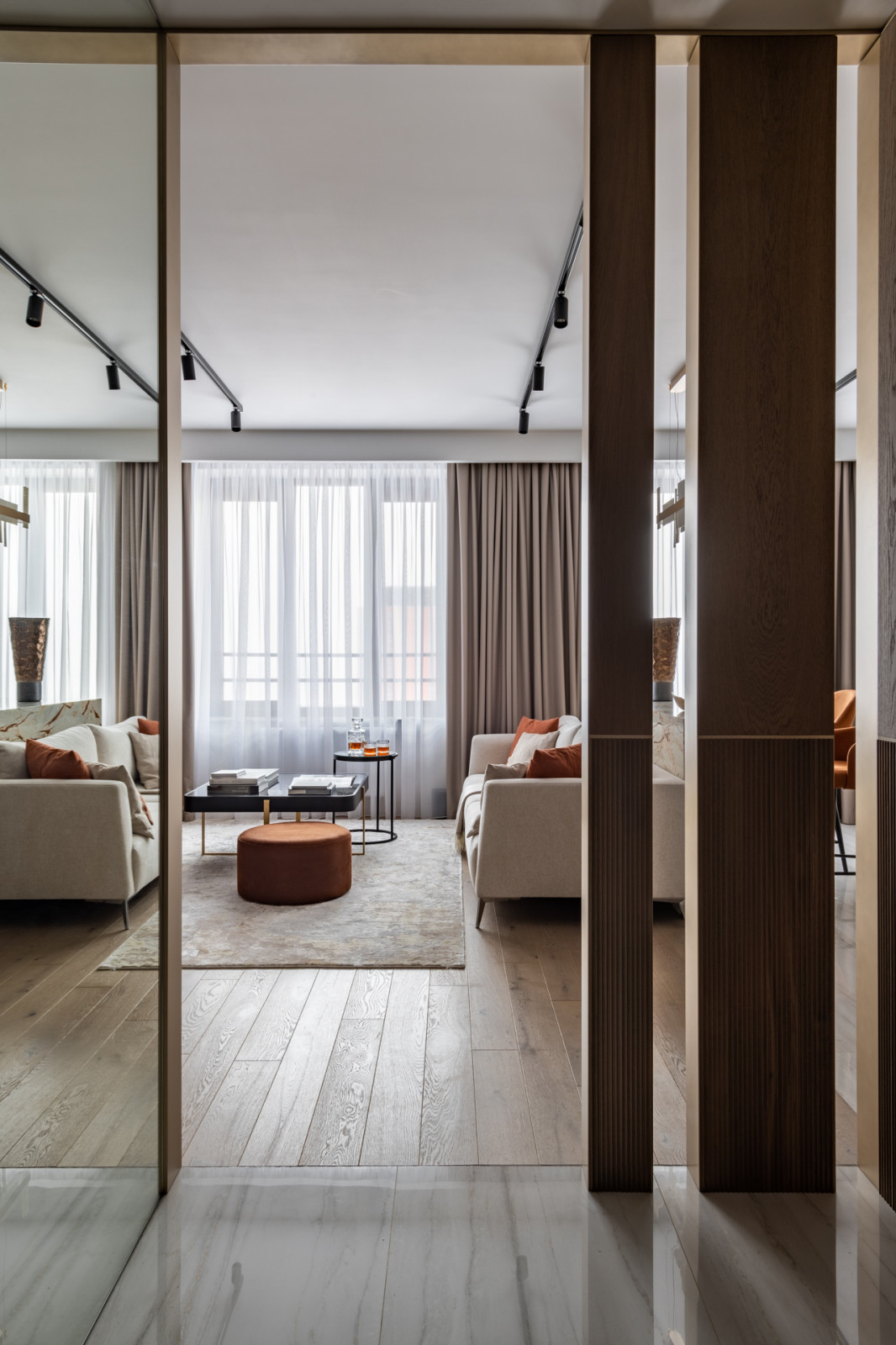 Обложка проекта: Апартаменты в современном стиле 66 м2