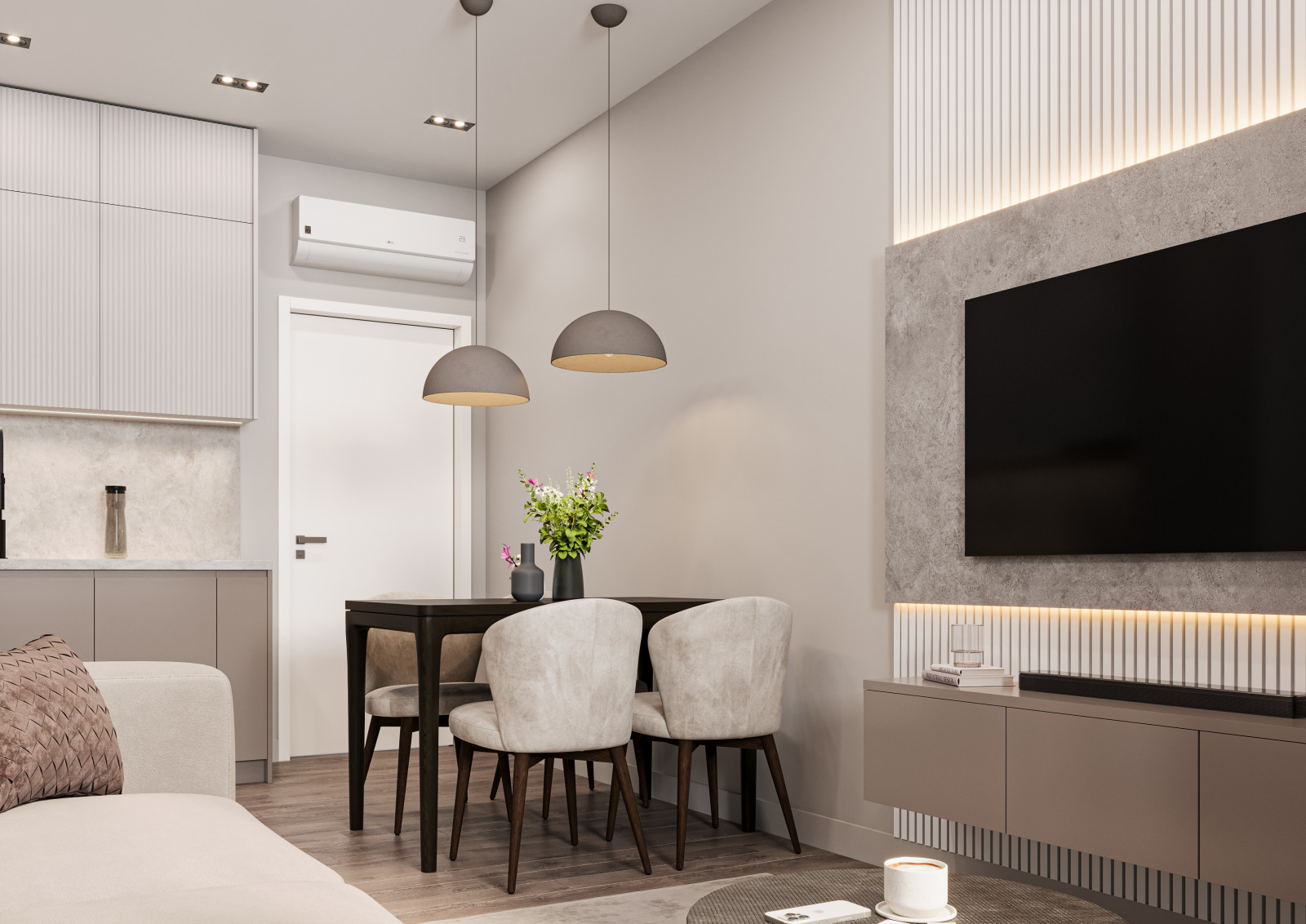 Дизайн проект интерьера  level Нагатинский