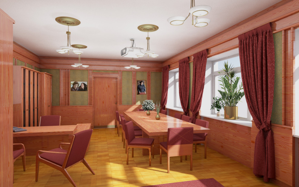 Интерьеры типовых этажей Институт мозга человека им. Н.П. Бехтеревой РАН