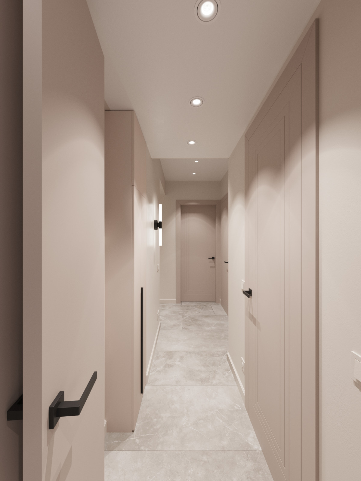 Дизайн проект квартиры 90 м2 с детской комнатой