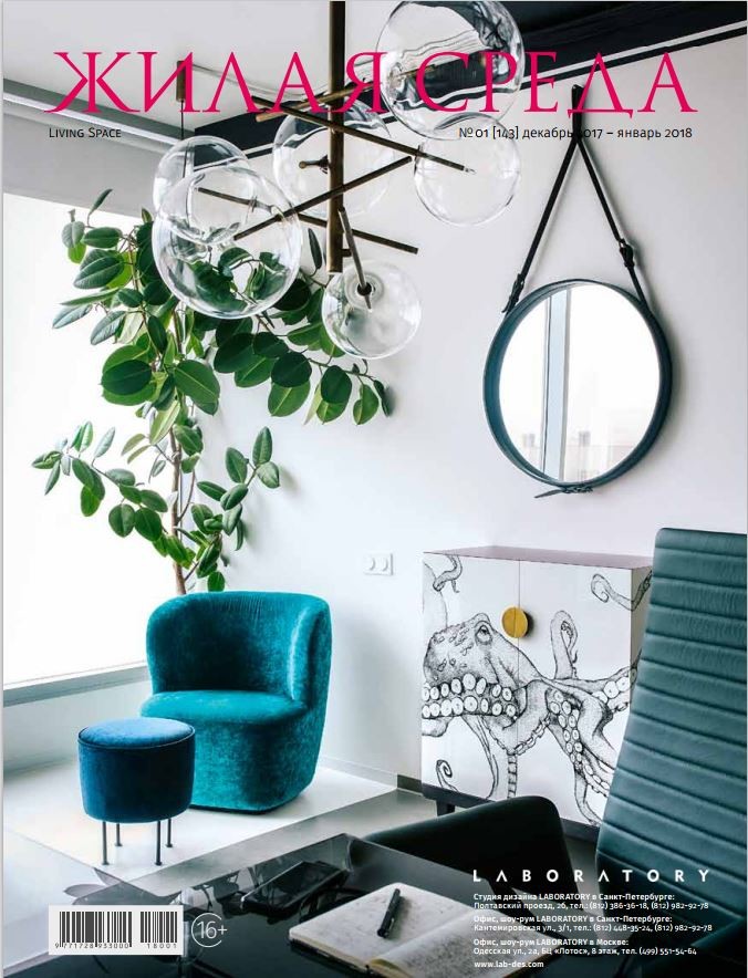 Обложка проекта: Публикация в журнале "Жилая Среда"