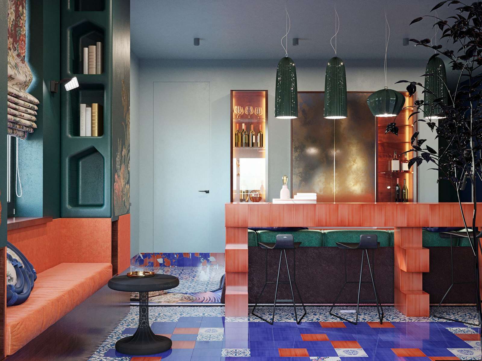 Гостиная. Квартира на Таганке