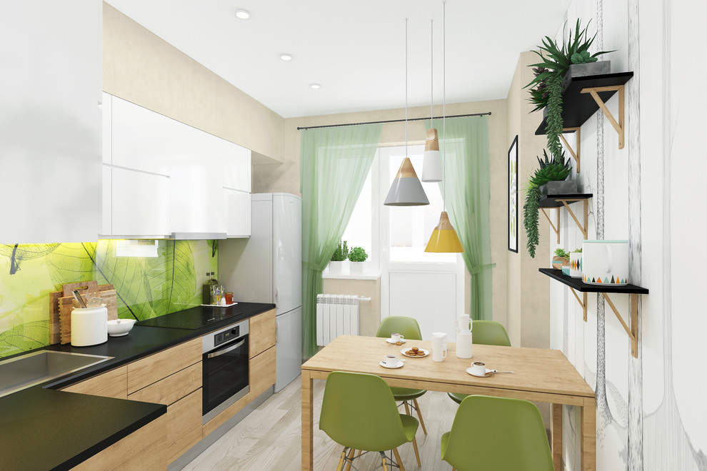 Обложка проекта: Сочная зеленая кухня