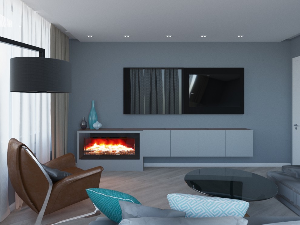 Квартира в серых тонах