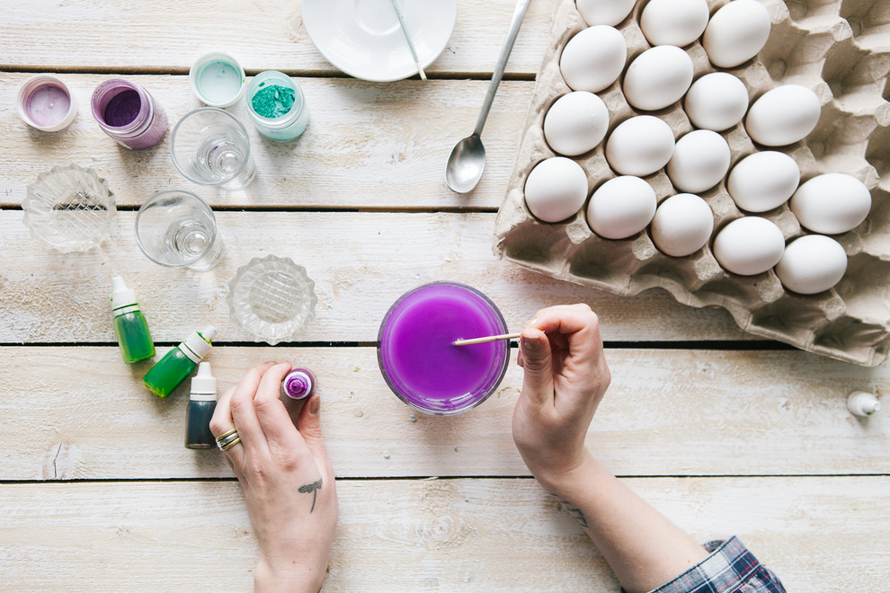 DIY: Как покрасить яйца на пасху своими руками