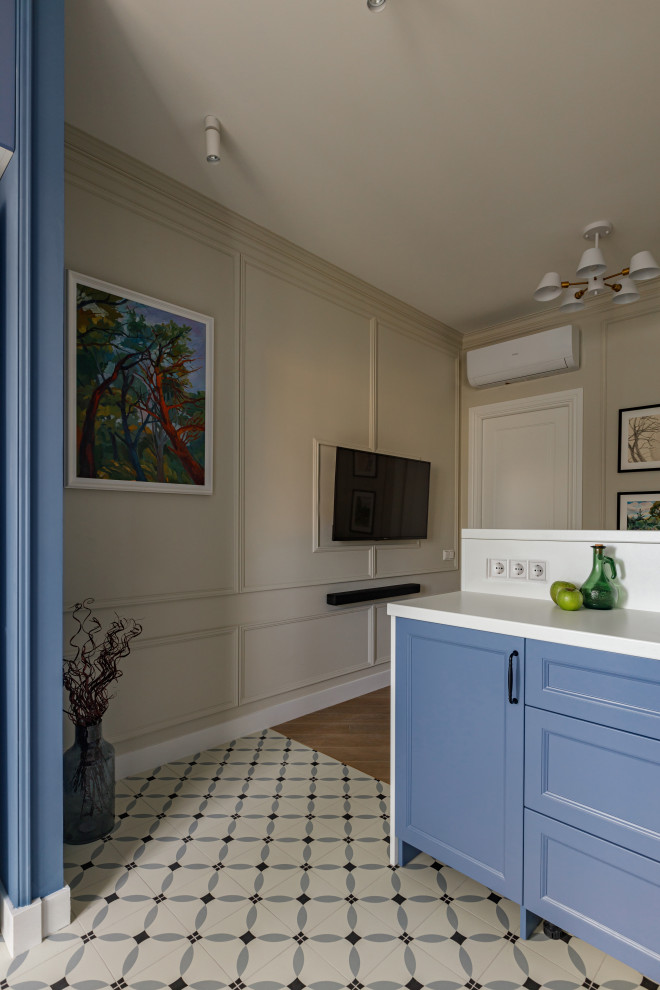 Houzz тур: «Однушка» 40 кв.м для трех поколений семьи