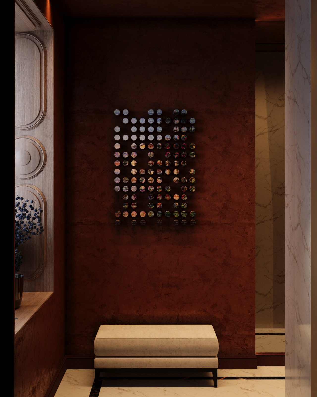 Интерьер санузла ресторана