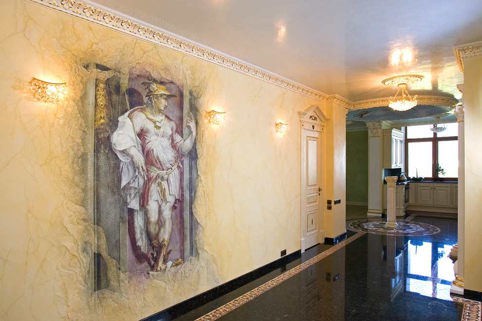 Декоративная штукатурка в интерьере