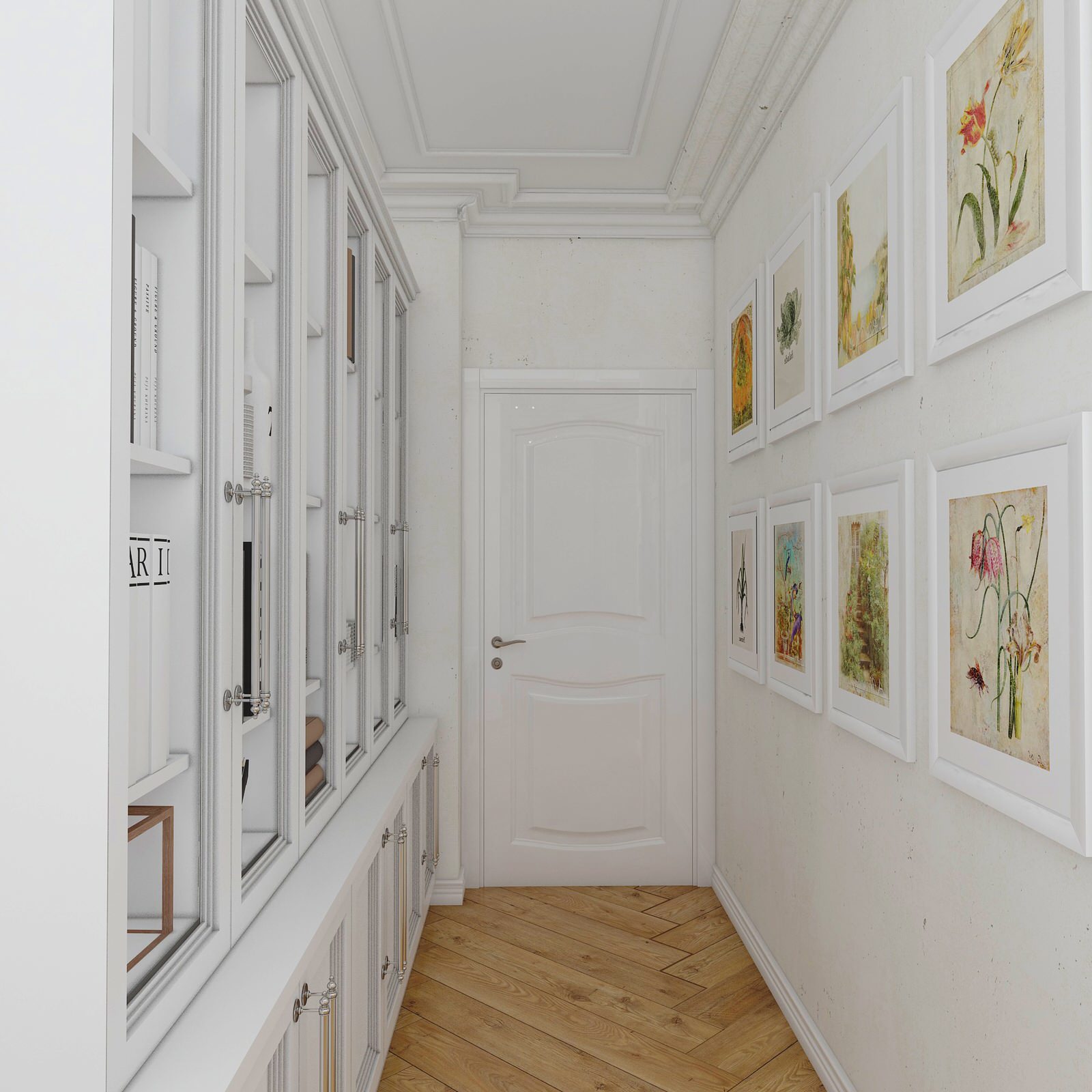 Проект. Интерьер квартиры. Неоклассика (180 кв м)