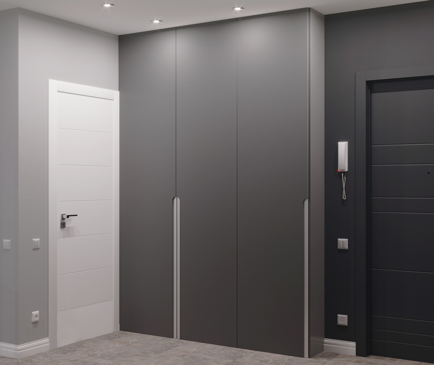 Обложка проекта: Прихожая, 7 кв.м., ЖК Вершина