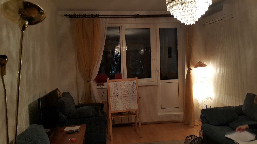 Квартира в доме серии П44 в Скандинавском стиле