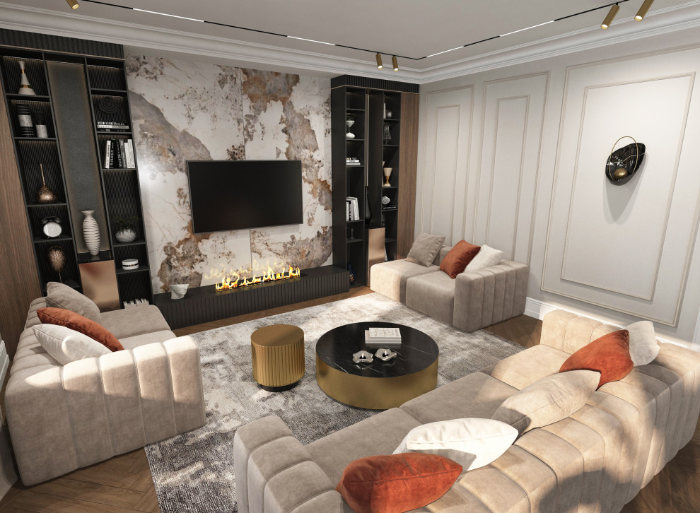 Кухня - гостиная 85 м2 г. Нижний Новгород