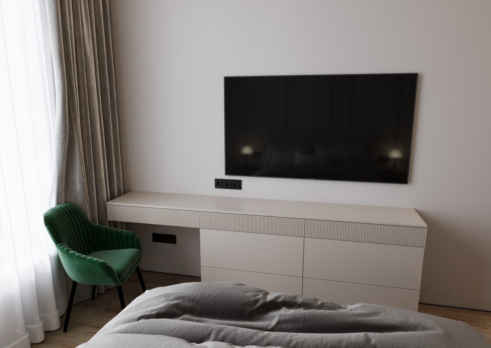 Функциональный минимализм для молодой семьи