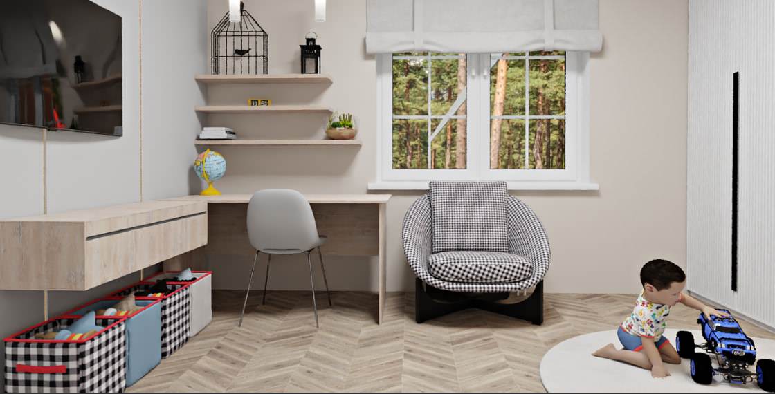 Детская, комната подростка