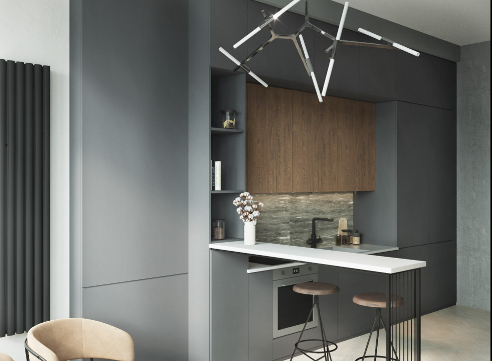 Дизайн-проект квартиры в тиле лофт