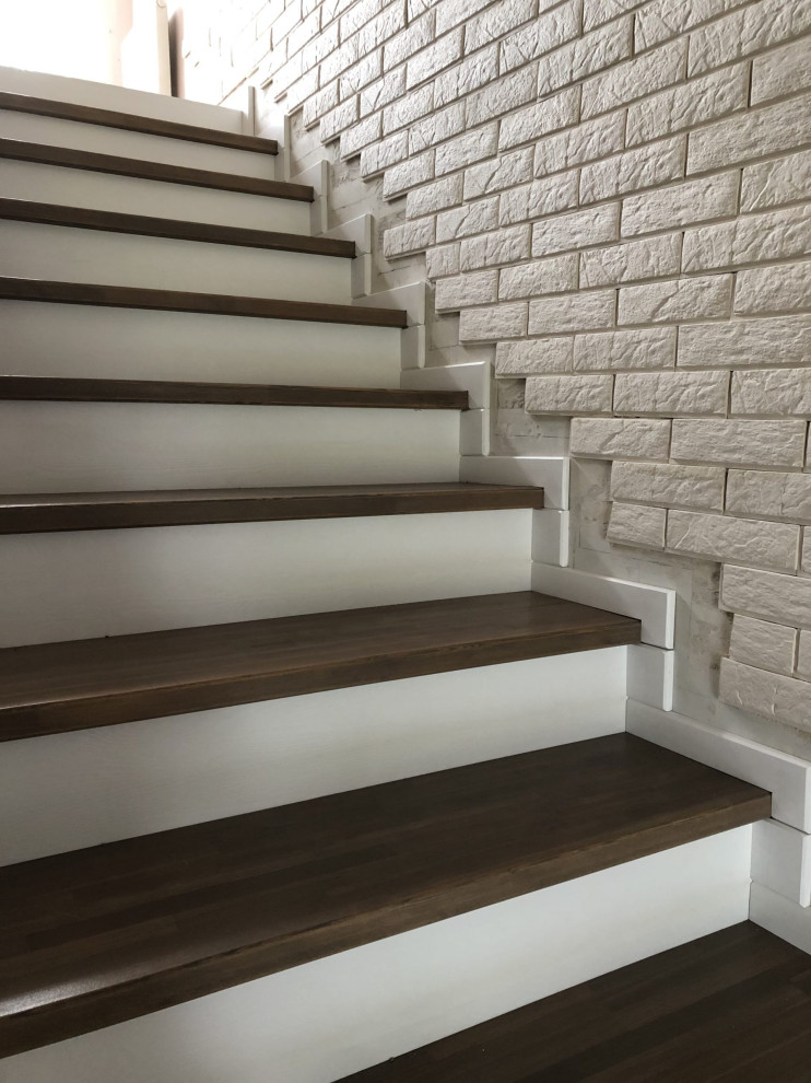 Обшивка бетонной лестницы в г. Гвардейск