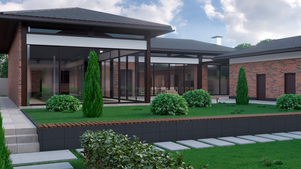 Частный дом с банным комплексом