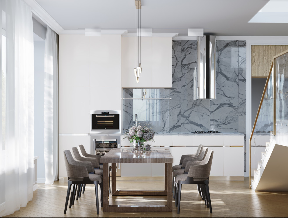 Дизайн проект интерьера коттеджа 140 кв.м.