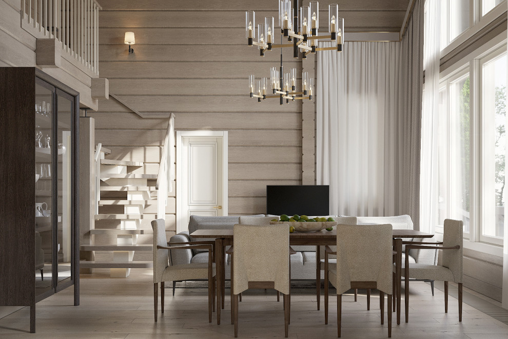 Загородный дом из бруса по проекту Honka