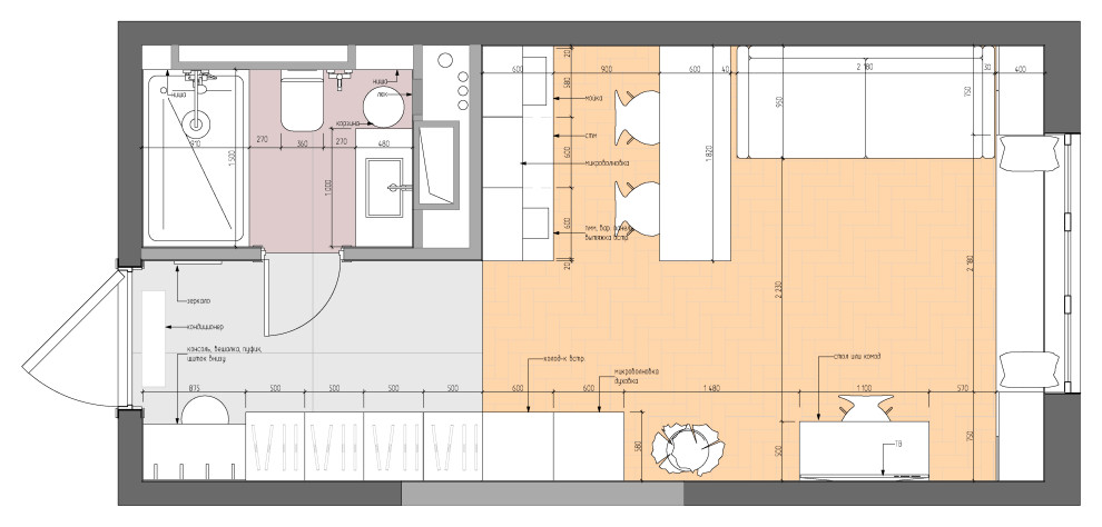 Студия в ЖК West Garden