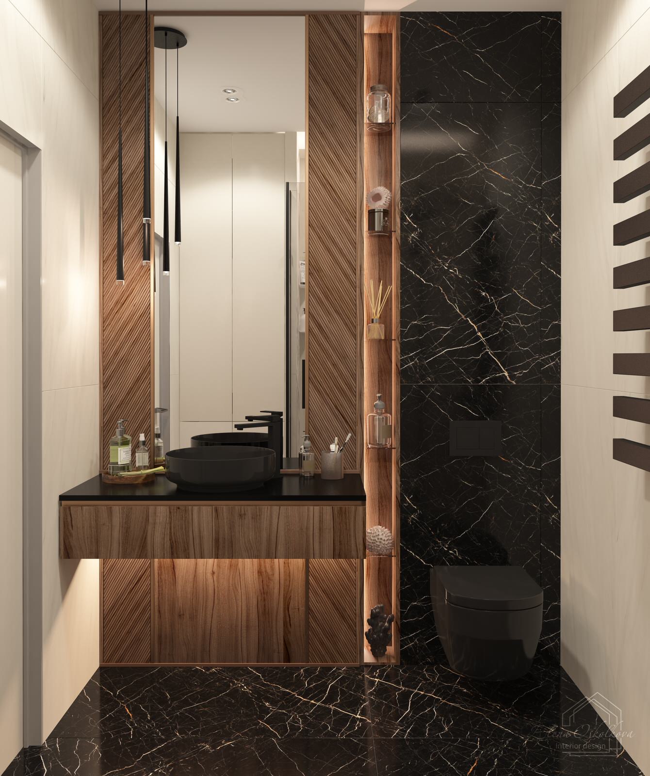 Обложка проекта: Дизайн душевой