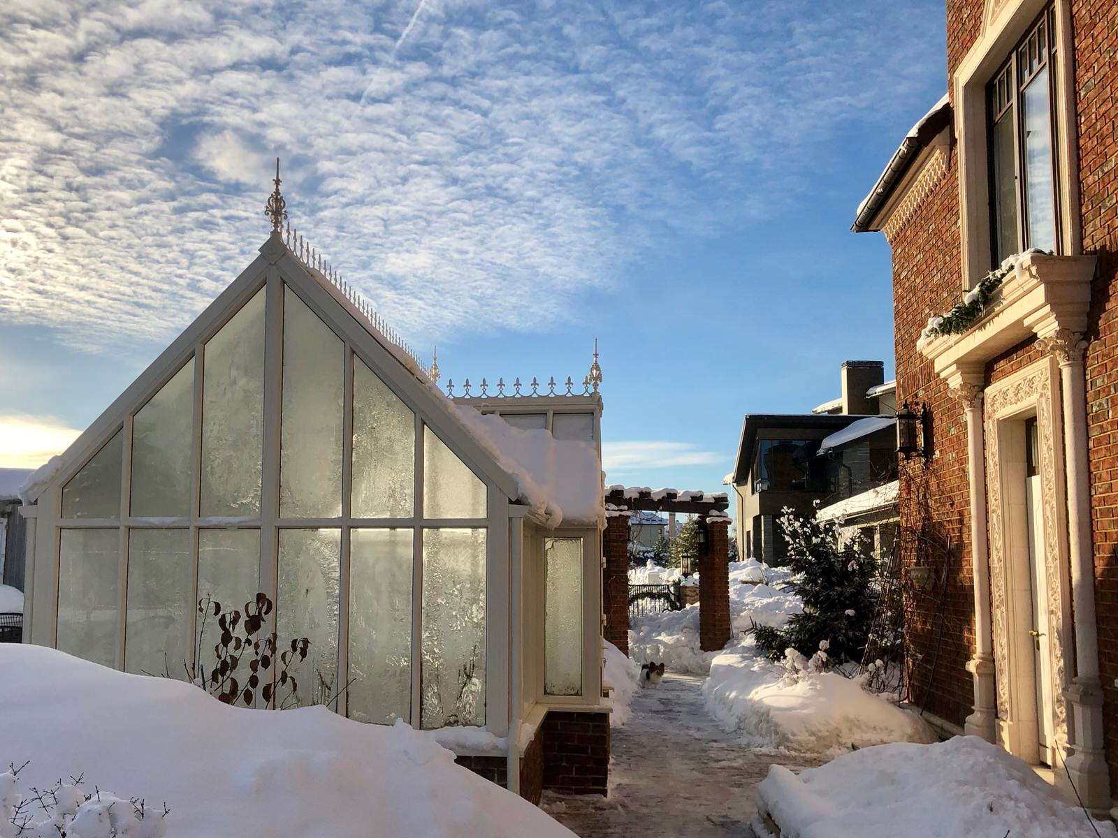 Теплица в викторианском стиле. КП Монтевиль.