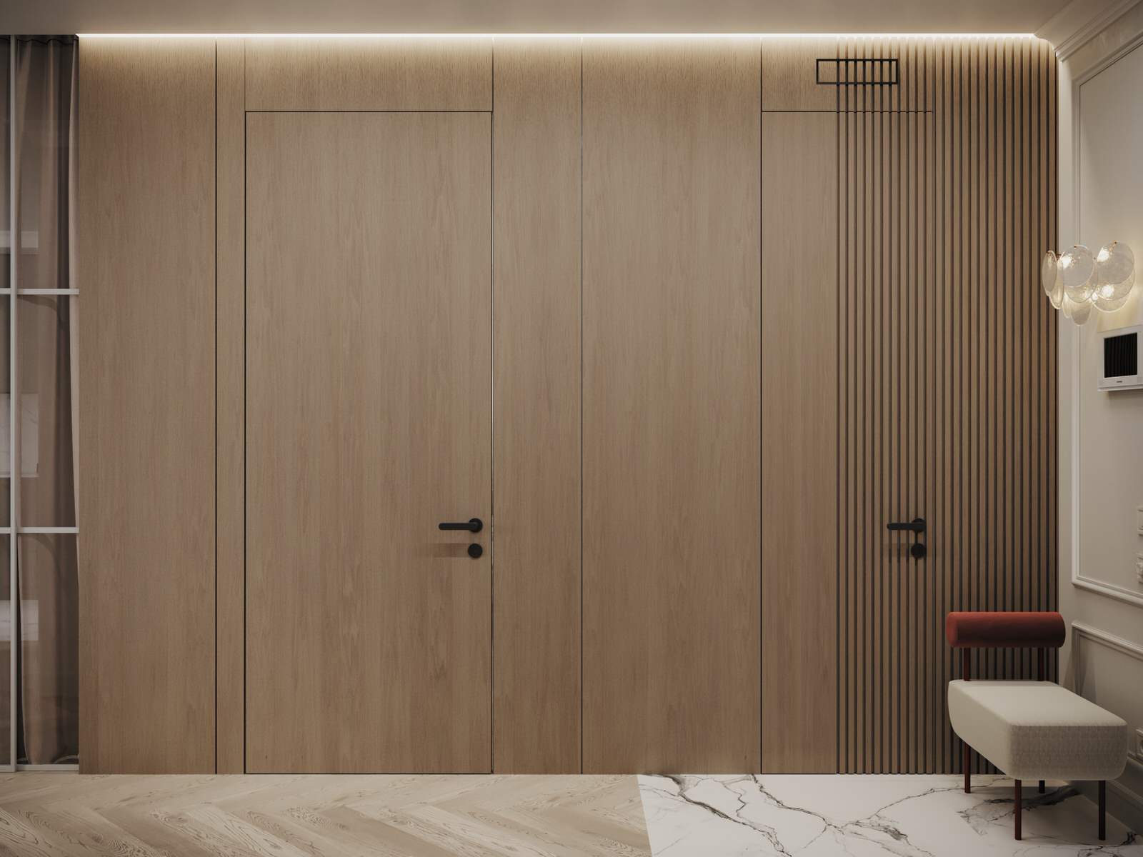 Уютная квартира в спокойных светлых оттенках