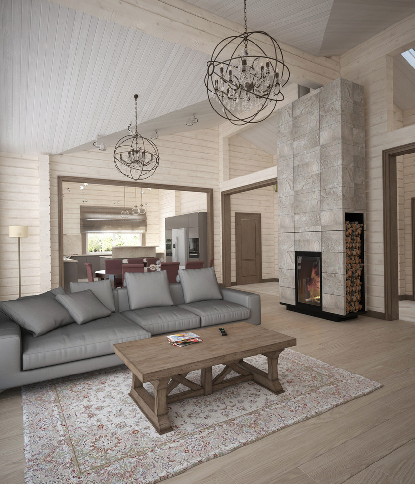 Обложка проекта: Дом из комбинированных материалов в ЛО