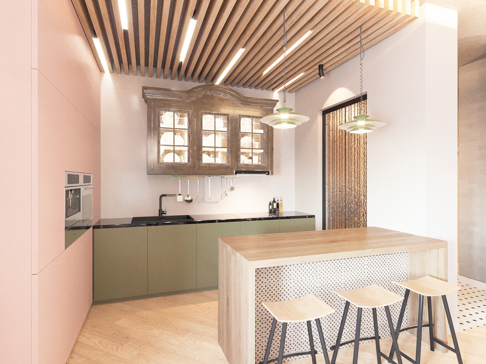 Трехкомнатная квартира в эко стиле на Приморском проспекте