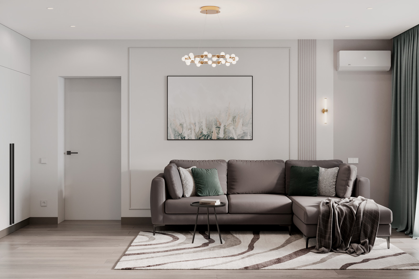 Светлый интерьер