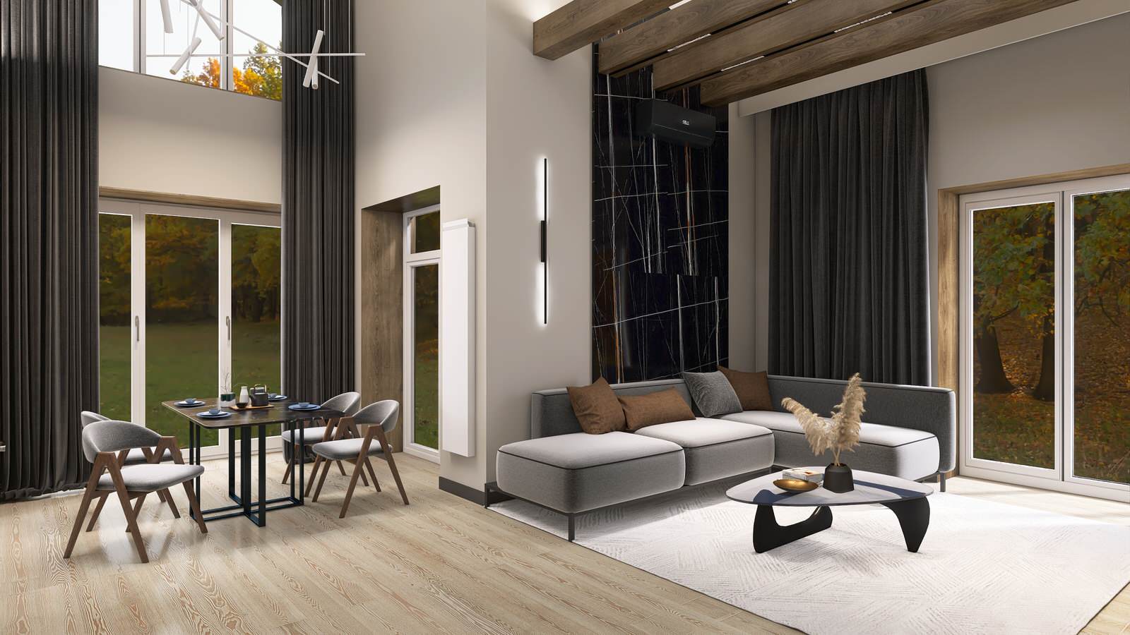 Дизайн загородного дома в г. Омск