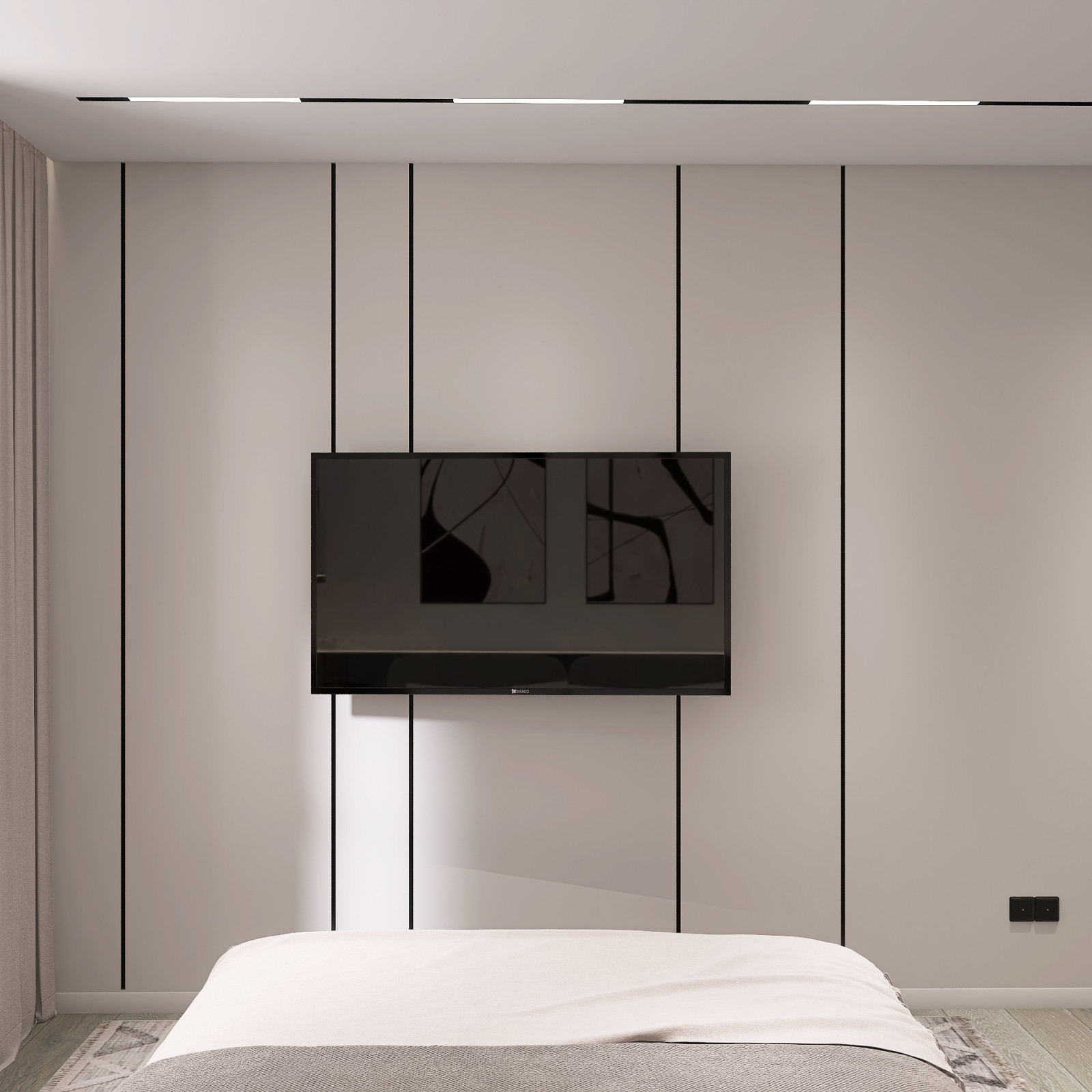 Обложка проекта: Спальня в хрущевке