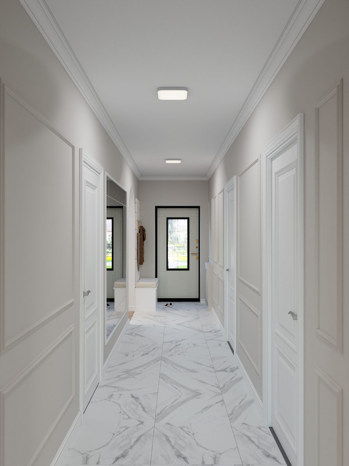 Загородный дом в стиле Неоклассика