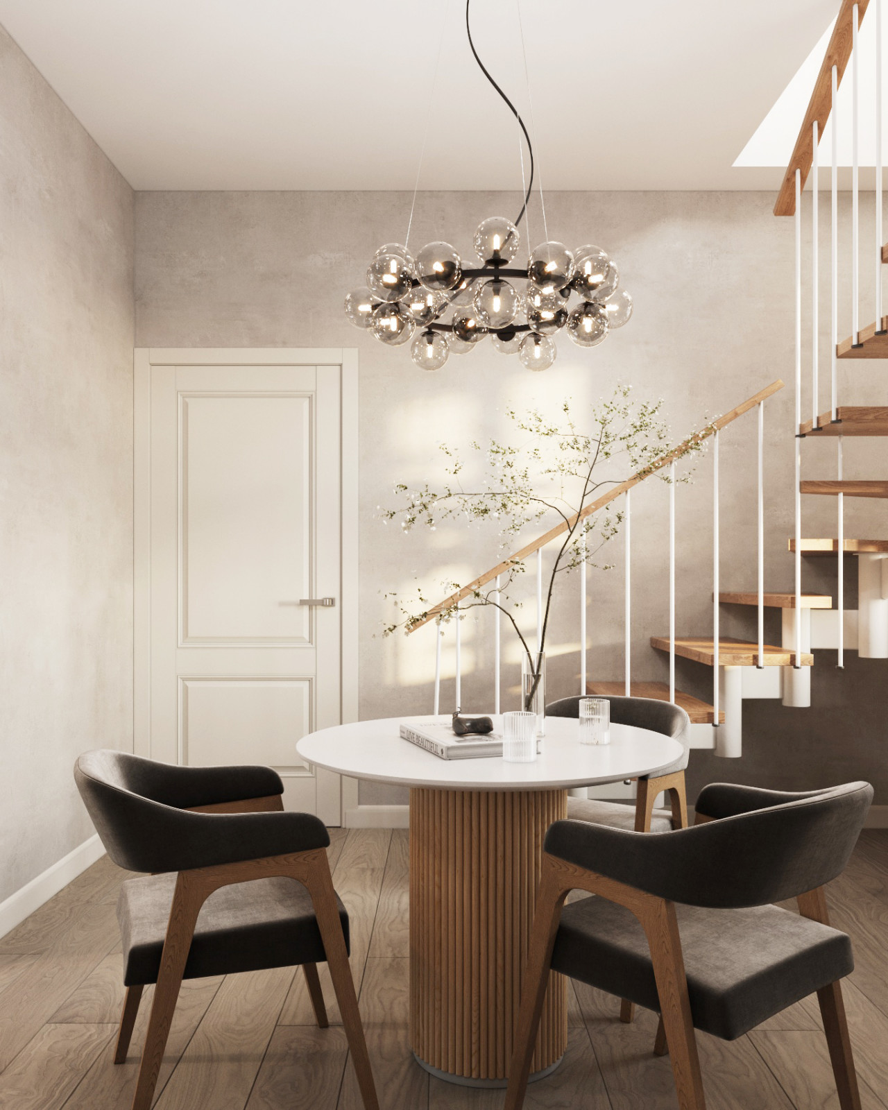 Кухня в оттенках шалфея