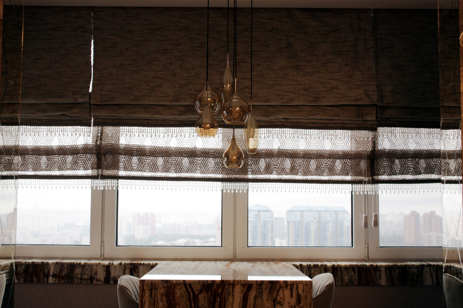 Римские шторы в интерьере