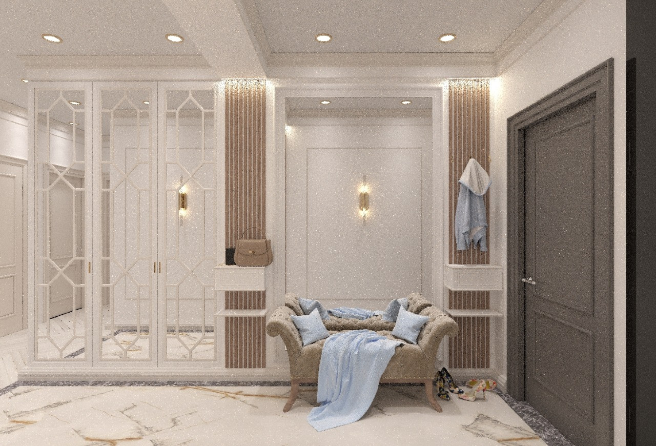 легкая неоклассика в голубом