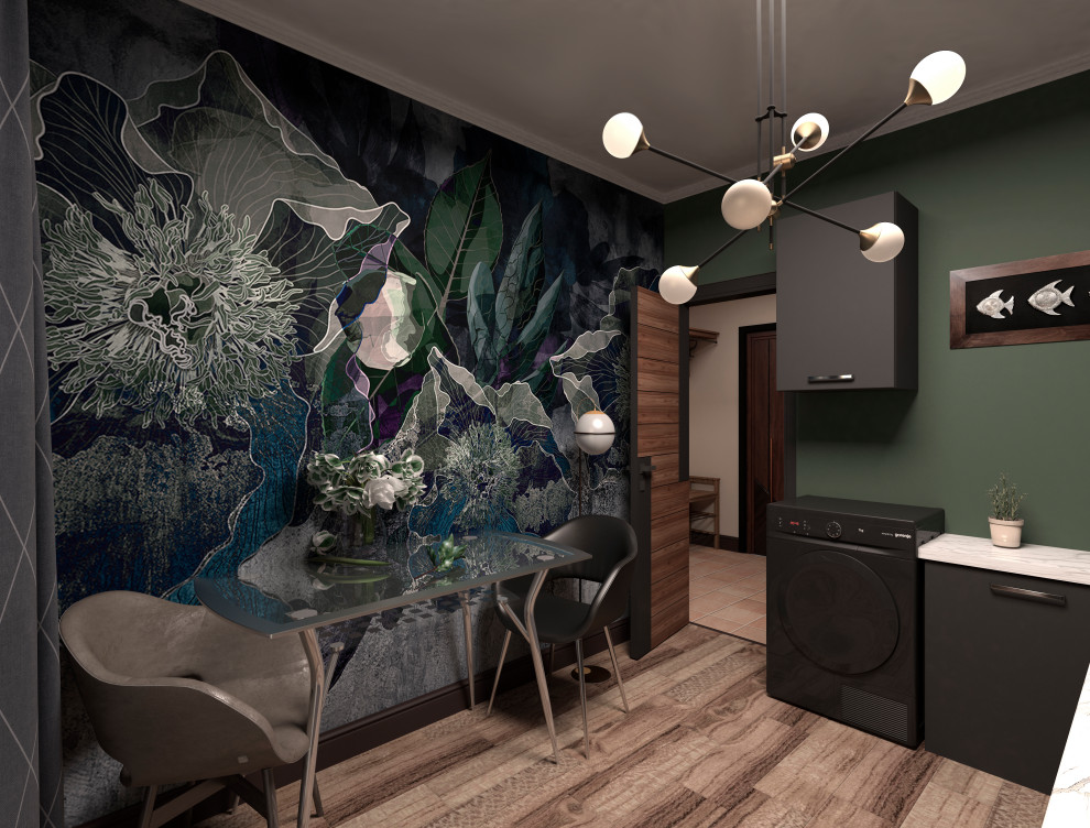 Однокомнатная квартира 34 кв.м. в трёх стилистических решениях.